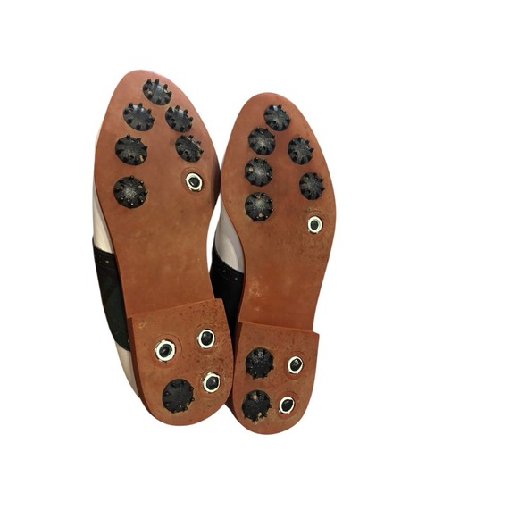 FootJoy‎ GreenJoy Golf Cleats Womens 7 M White Green Plaid Summer Activewear - Picture 8 of 12